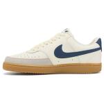 Nike Men's Court Vision Low Sneaker Off White/Navy/Gum