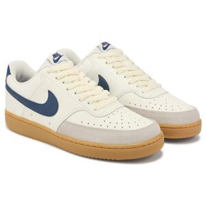 Nike Men's Court Vision Low Sneaker Off White/Navy/Gum