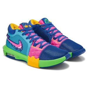 Nike Lebron Witness VIII Basketball Shoe Blue/Pink/Green