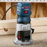 Bosch Colt 1/4 in 7 Amp 1.25 HP Variable Brushless Fixed Corded Router with Hard Case