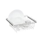 Style Selections Expandable Stainless Steel Dish Rack