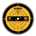 DEWALT 10-inch 80-Tooth Miter/Table Saw Blade - DWA11080