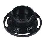 Oatey Fast Set 3 in. Outside Fit 4 in. Inside Fit ABS Open Hub Toilet Flange with Test Cap and Plastic Ring (435562)