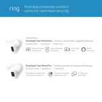 Ring Black - Floodlight Cam Wired Plus Smart Security Video Camera with 2 Motion-Activated