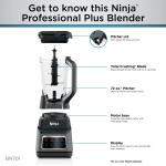 Ninja Professional Plus 64-oz Countertop Blender with Auto-iQ