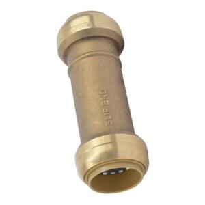 SharkBite 1 in. Push-to-Connect Brass Slip Coupling Fitting # U3020LFA