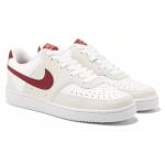 Nike Women's Court Vision Low Sneaker White//Red/Pink