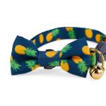 Youly Pineapple Bow Tie Cat Breakaway Collar, Small