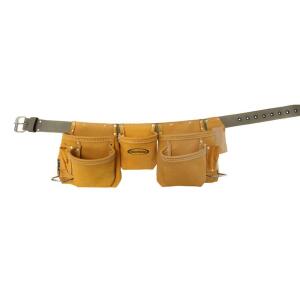 McGuire-Nicholas11-Pocket Leather Waist Tool Belt/Contractor's Apron (1DM-428-2)