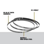 DEWALT 3-Pack 32-7/8-in L X 1/2-in W X 18 Tpi TPI Portable Band Saw Blade - DW3984C