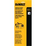 DEWALT 3-Pack 32-7/8-in L X 1/2-in W X 18 Tpi TPI Portable Band Saw Blade - DW3984C