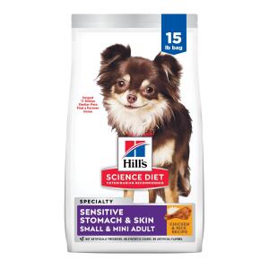 Hill's® Science Diet® Sensitive Stomach & Skin Small & Mini Adult Dog Dry Food - Chicken & Rice 15lb