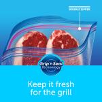 Ziploc 38 Freezer Quart Pack Medium Food Bag