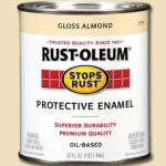 Rust-Oleum Stops Rust - 1 qt. Protective Enamel Gloss Almond Interior/Exterior Paint