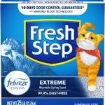 Fresh Step 25 LB Extrem Scented Clumping Clay Cat Litter, Mountain Spring