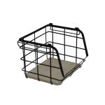 allen roth 1 Tier Freestanding Black Can Rack