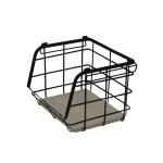 allen roth 1 Tier Freestanding Black Can Rack