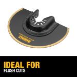 DEWALT Titanium Nitride Coated Flush Cut Blade