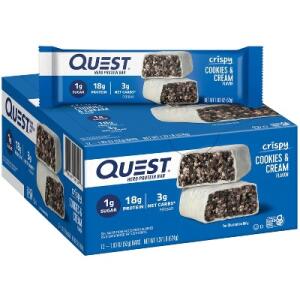 Quest Nutrition Hero Protein Bar - Crispy Cookies & Cream 12ct