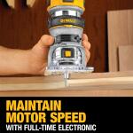 DEWALT 1.25 HP 1/4-Inch Variable Speed Compact Router DWP611