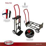 Milwaukee300/500 lb. Capacity Convertible Hand Truck (33700)