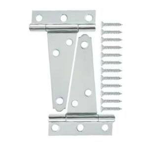 Everbilt 2 in. Gate Tee Hinge (2-Pack) Zinc-Plated