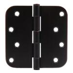 Everbilt Door Hinge 4 in. x 5/8 in. Radius Oil-Rubbed Bronze Squeak-Free