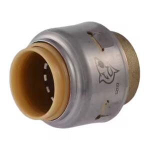 SharkBite Max 1/2 in. Push-to-Connect Brass End Stop Fitting # UR514A