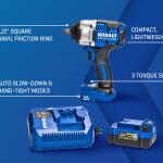 Kobalt 24-Volt Brushless Impact Wrench with Battery and Charger