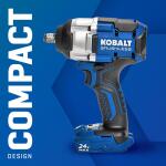 Kobalt 24-Volt Brushless Impact Wrench with Battery and Charger