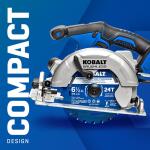 Kobalt 24-Volt Brushless Circular Saw with Battery and Charger