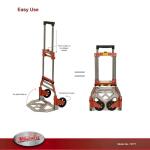 Milwaukee150 lbs. Convertible Fold-Up Steel Hand Truck with One 60 in. Bungee Cord (73777)