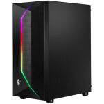 MSI Mid-Tower PC Gaming Case Tempered Glass Side Panel