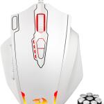 Redragon M908 Impact RGB LED MMO Gaming Mouse - White