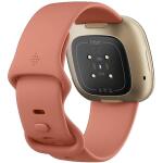 Fitbit Versa 3 Health & Fitness Smartwatch (S & L Bands Included) - Pink/Gold