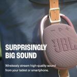 JBL Clip 4 Pink Portable Bluetooth Wireless Speaker with Hardshell Case