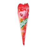 Caplico Strawberry Chocolate Dry Ice Cream Cone Puffed Snack Sweet Glico Japan