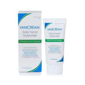 Vanicream Daily Facial Moisturizer with Ceramides and Hyaluronic Acid: Gentle formula for sensitive skin, free from common irritants. 3 fl oz (Pack of 1).