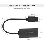 Y.D.F N64 to HDMI Converter Adapter Support 16:9/4:3 Conversion, HDMI Link Cable for N64 /SNES/NGC/SFC?Plug and Play?