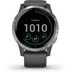 Garmin Vivoactive 4 GPS Smartwatch 45mm - Silver with Gray Band