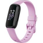 Fitbit Inspire 3 Health &-Fitness-Tracker with Stress Management (S & L Bands Included) - Black/Lilac Bliss