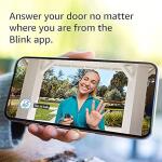 Blink Video Doorbell Two-Way Audio, HD Chime App and Alexa