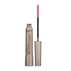 L'Orl Paris Makeup Telescopic Original Lengthening, 0.27 Fl Oz., 1 Count, Lash Separating Mascara with Dual Precision Brush, Washable, Black Brown