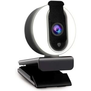 NexiGo N680E 1080P Webcam with Ring Light