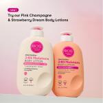 eos Shea Better Body Lotion Set: Jasmine Peach & Pomegranate Raspberry, 16 fl oz, 2-pack.