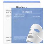 BIODANCE Hydro Cera nol Real Deep Mask, Overnight hydrogel mask that soothes, moisturizes, and nourishes, 1.19 oz (34g) x 4ea.