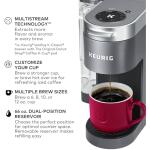 Keurig K-Supreme Single Serve Coffee Maker, MultiStream Technology, 4 Brew Sizes, 66oz Reservoir, Gray