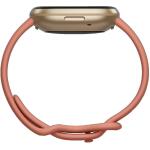 Fitbit Versa 3 Health & Fitness Smartwatch (S & L Bands Included) - Pink/Gold