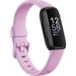 Fitbit Inspire 3 Health &-Fitness-Tracker with Stress Management (S & L Bands Included) - Black/Lilac Bliss