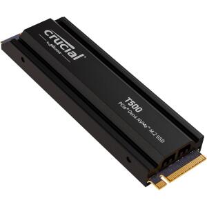 Crucial T500 1TB Gen4 NVMe M.2 Internal Gaming SSD with Heatsink